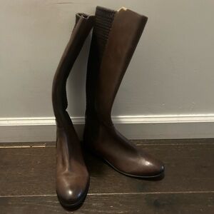 Cole Haan Brown Knee-High Riding Boots